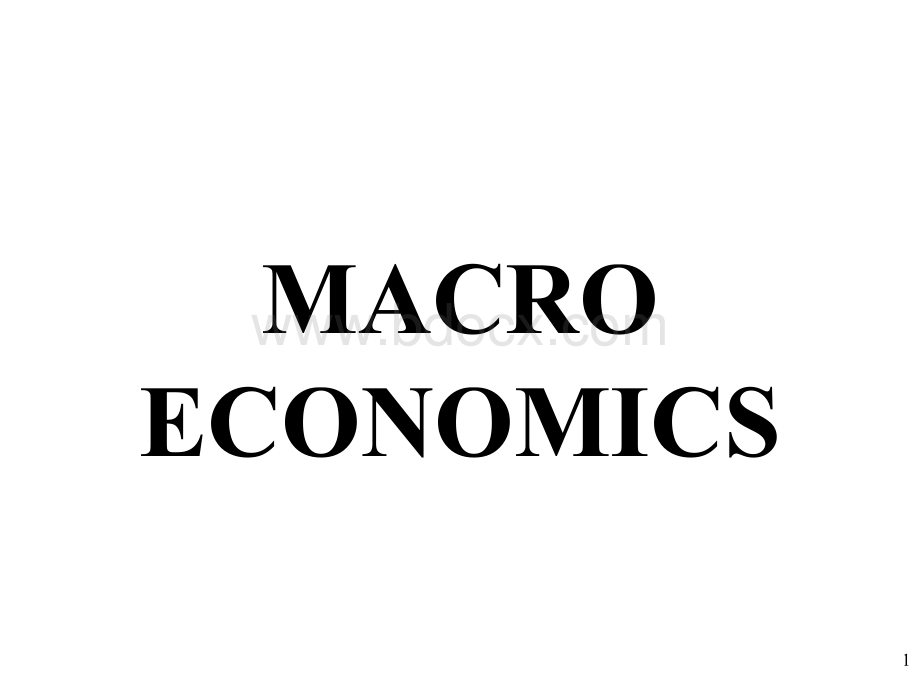 AP宏观经济学 第二单元 经济计量与经济目标 知识点总结课件 AP Macroeconomics Unit 2 Summary.ppt