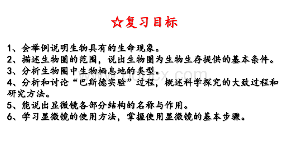 2021年生物中考一轮复习课件：济南版七年级上册-第一章认识生命现象.pptx_第3页