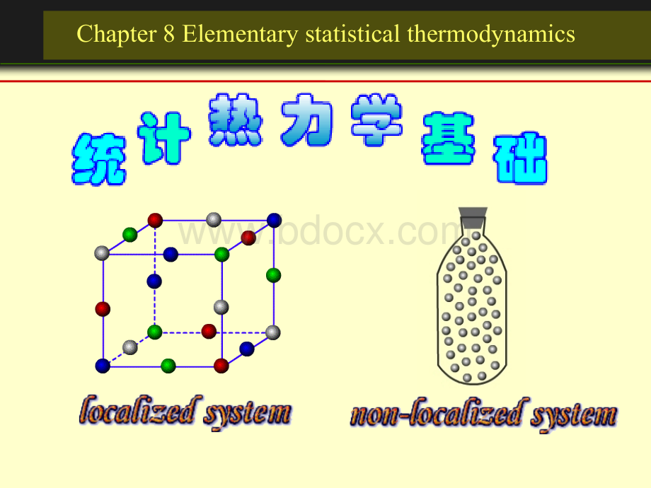 [物理化学英语课件]统计热力学Elementary_statistical_thermodynamics.ppt_第1页