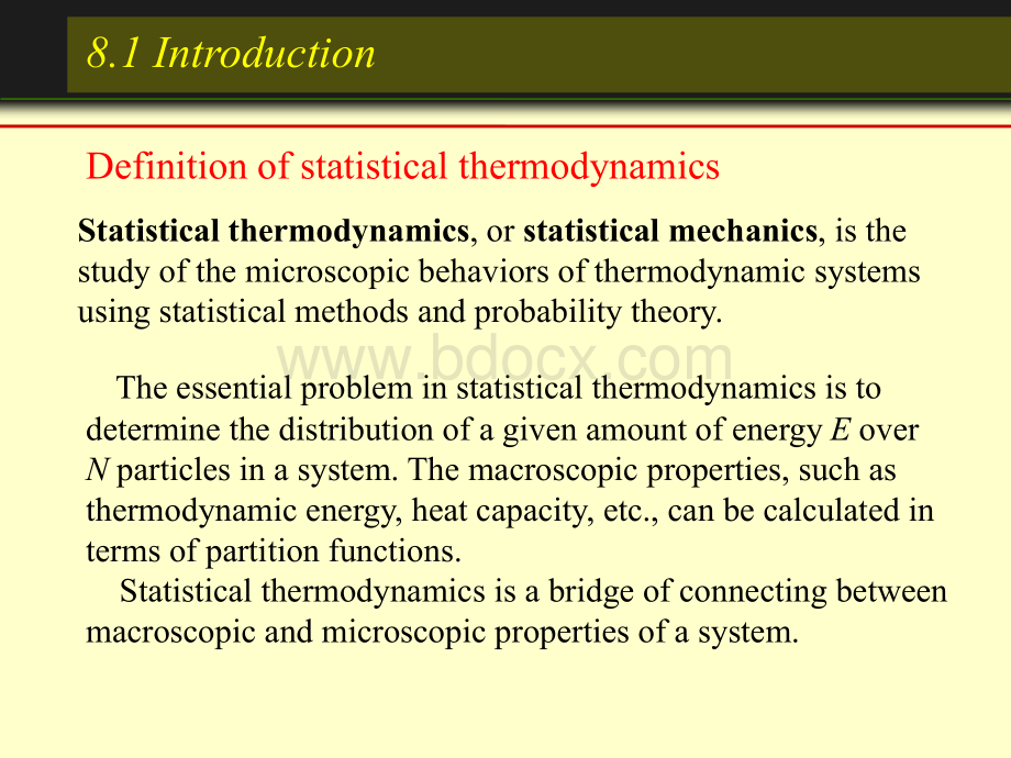 [物理化学英语课件]统计热力学Elementary_statistical_thermodynamics.ppt_第2页