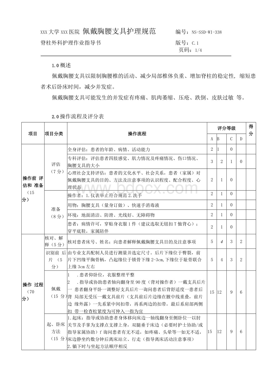 佩戴胸腰支具护理规范.docx