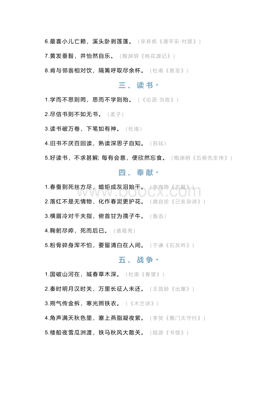 高中语文必须掌握的古诗词总结.docx_第2页