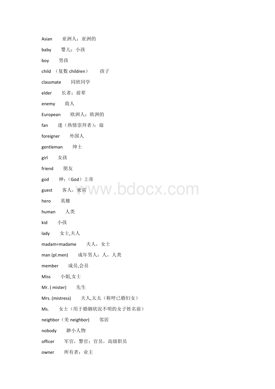 初中英语考试1600词分类速记.docx_第2页