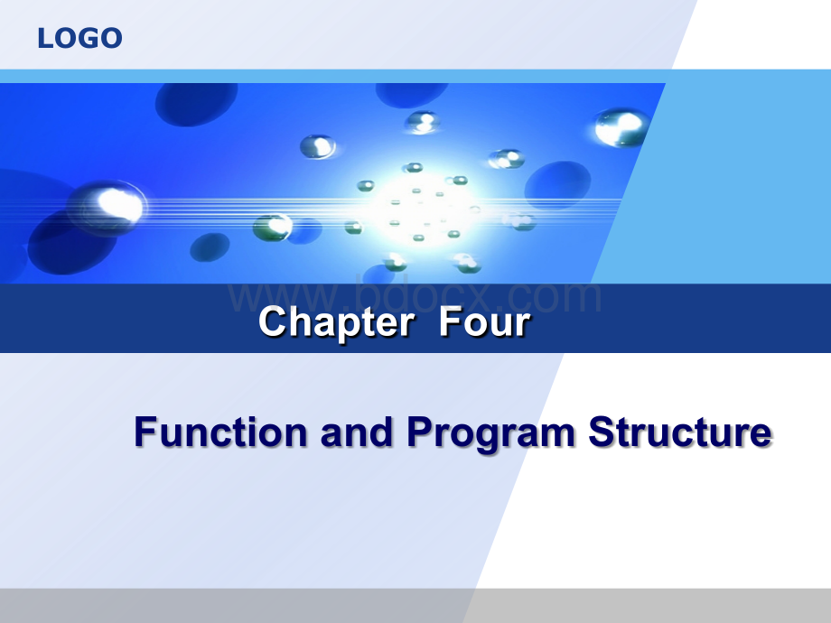 --C语言程序设计课件PPT(英文)C-program-language-之5-Function-and-Program-Structure (1).ppt