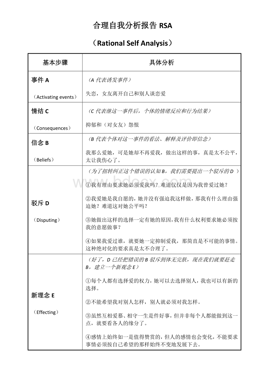 合理自我分析报告RSA.docx