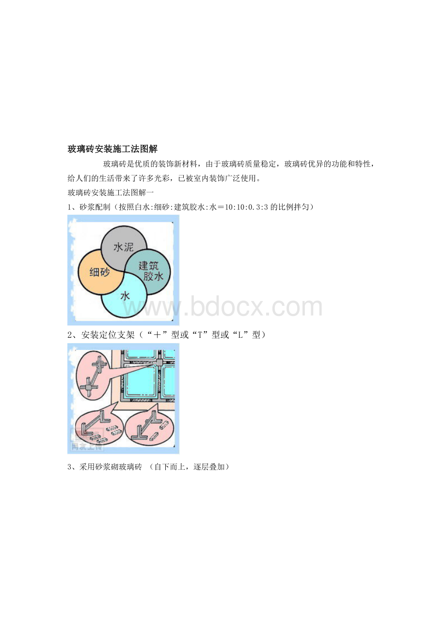 玻璃砖施工工艺.doc_第1页