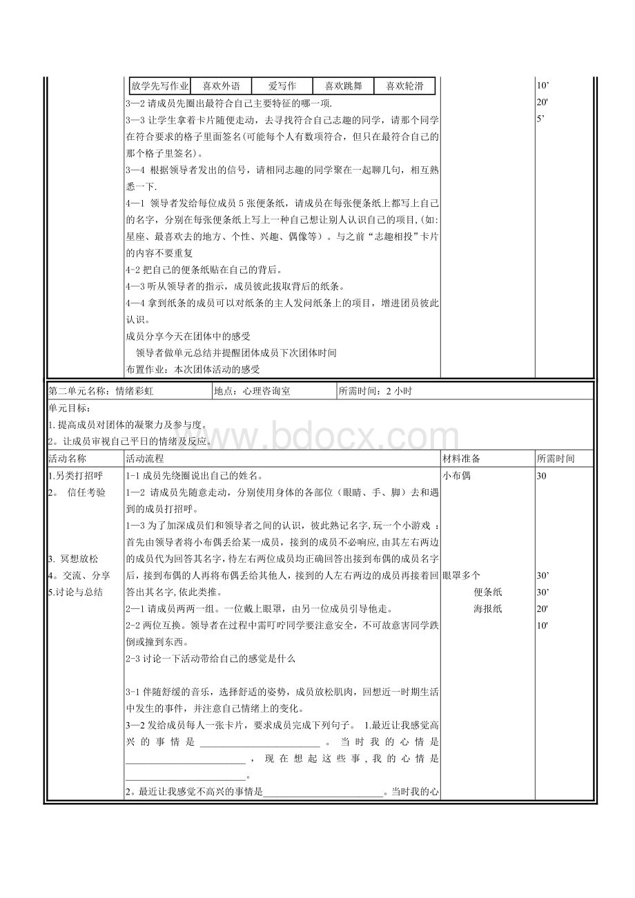 大学生情绪管理团体心理辅导方案设计.doc_第3页