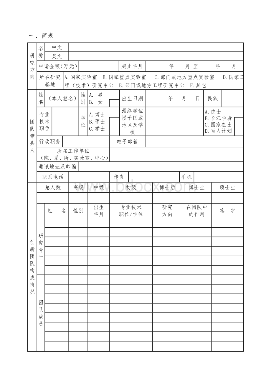 申报领域长江学者和创新团队发展计划创新团队申请书 (1).docx_第3页